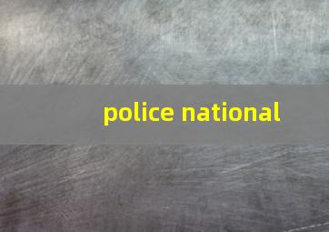 police national